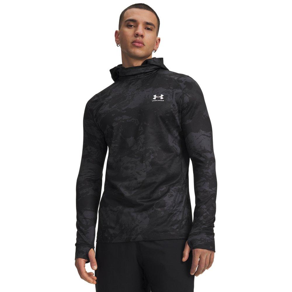 Under Armour Men's Cold gear Long Sleeve Printed Balaclava - Black/White - BLACK/WHITE